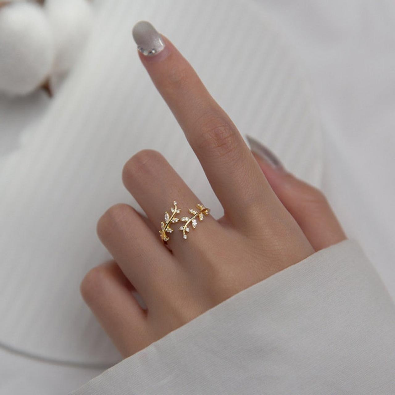 Kaelirisse | Zirconia Ring 18K Gold