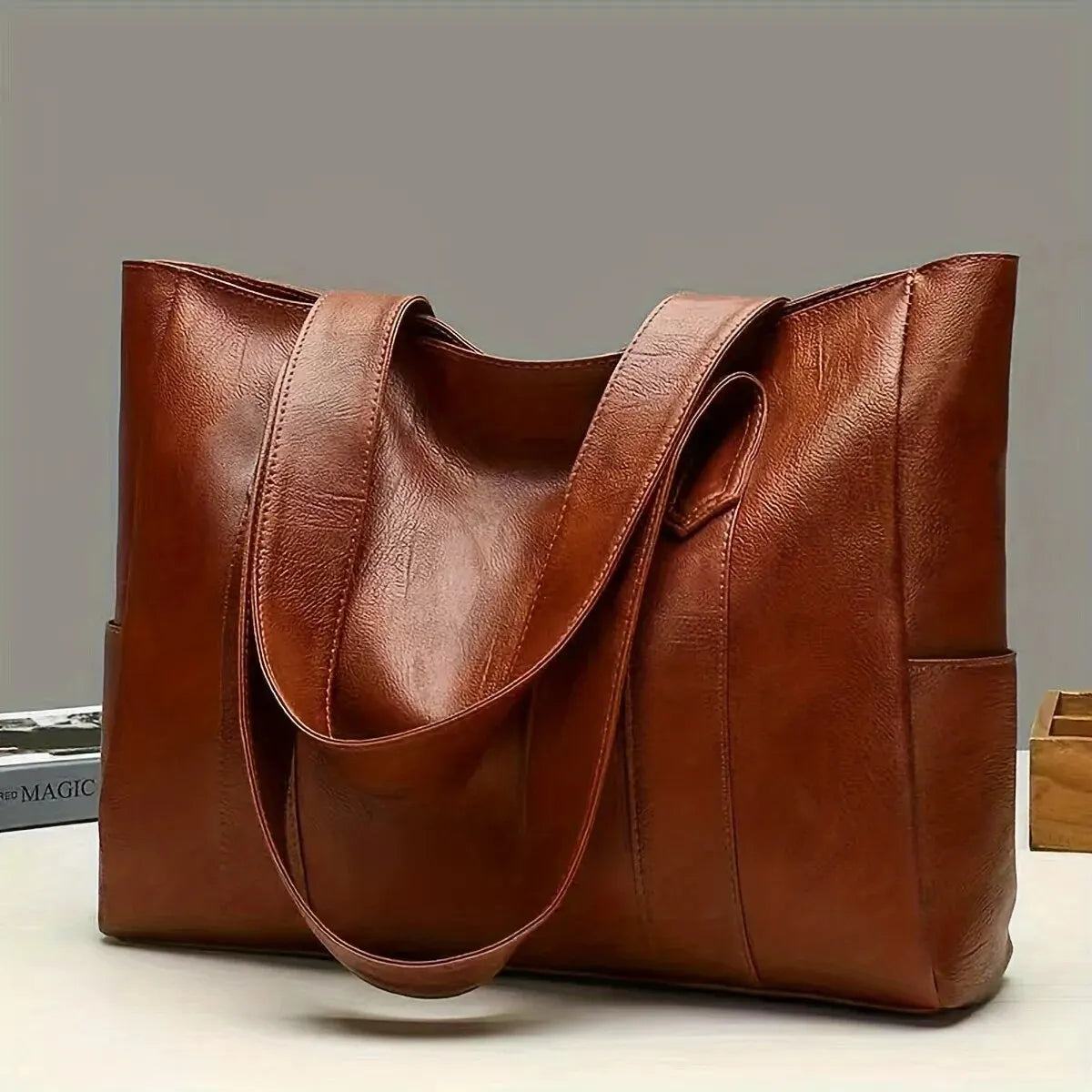 Martha's Timeless Elegance | Leather Bag