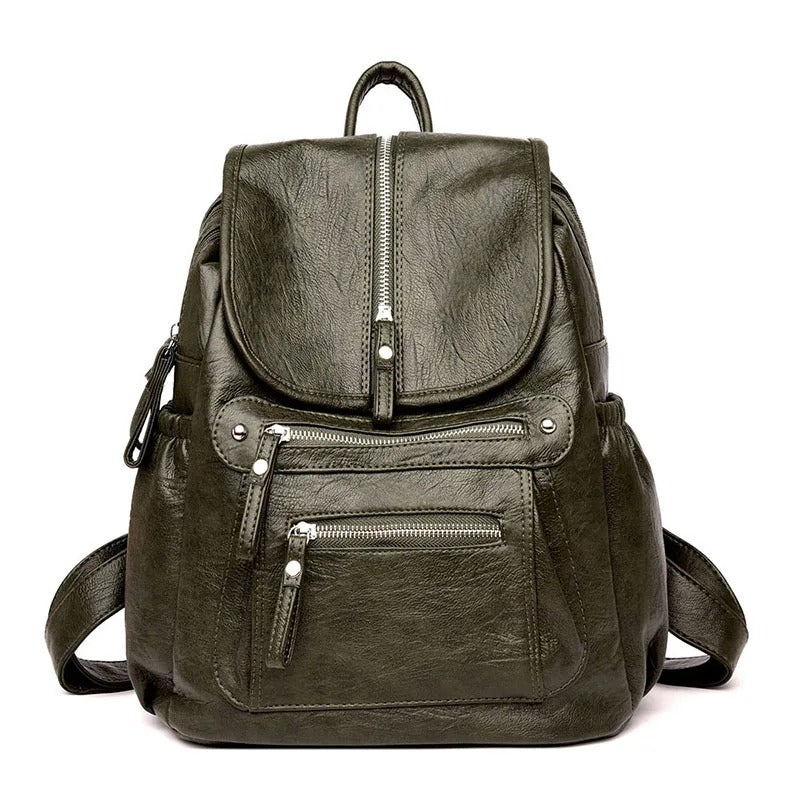 Alicia | Comfortable and Lightweight Leather Backpack