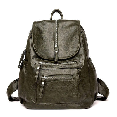 Alicia | Comfortable and Lightweight Leather Backpack