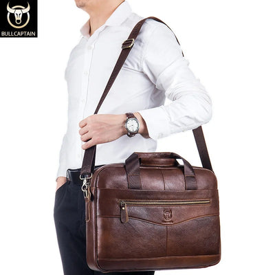 Captain | Business Leather Messenger Bag