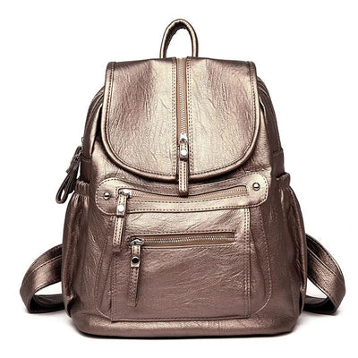 Alicia | Comfortable and Lightweight Leather Backpack