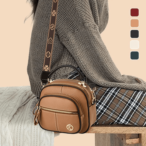 Molly's Timeless Elegance | Stylish Leather Shoulder Bag
